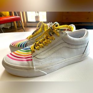 Vans Sk8 Lo Flour Shop Rainbow W9 M7.5